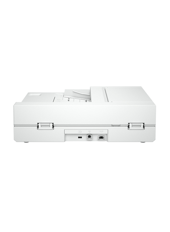 HP Scanjet Pro 3600F1 Flatbed Scanner, 600DPI, 20G06A, White