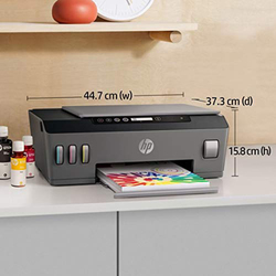 HP Smart Tank 500 All-in-One Printer, 4SR29A, Black