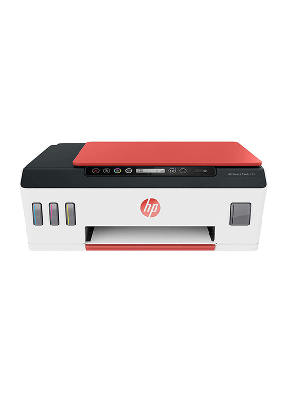 

HP Smart Tank 519 Wireless All-in-One Printer, 3YW73A, Red/White