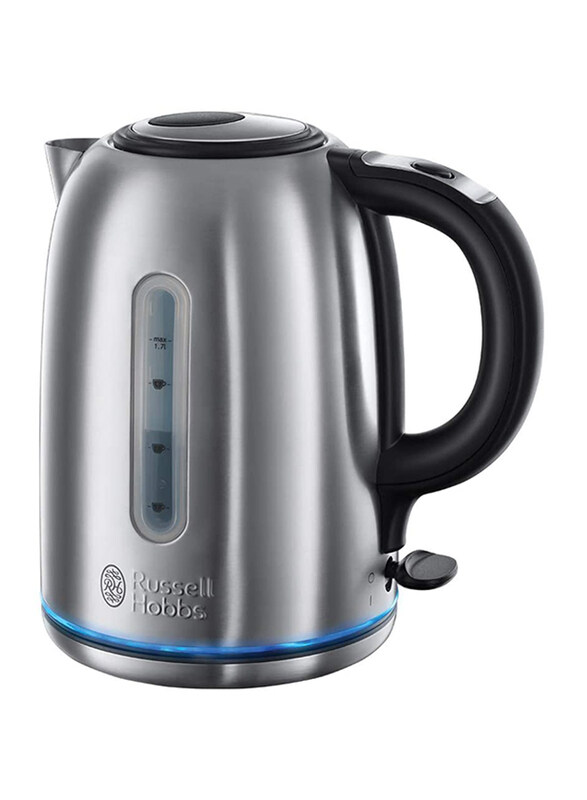 

Russell Hobbs 1.7L Buckingham Kettle, 3000W, 20460, Silver/Black