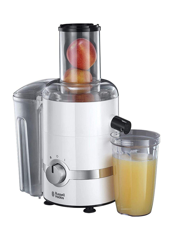 Russell Hobbs 3 in 1 Ultimate Juicer, 800W, 22700, White/Clear
