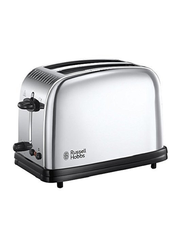 Russell Hobbs Classic 2 Slice Toaster, 1670W, 23310, Silver/Black