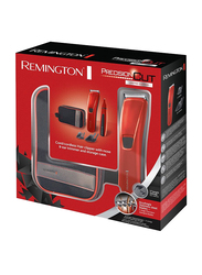 Remington PrecisionCut Limited Edition Hair Trimmer Gift Set with Nose & Ear Hair Trimmer, HC5302, Red