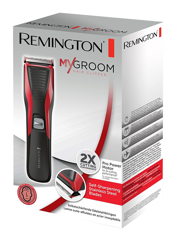 Remington My Groom Hair Clipper, HC5100, Red/Black