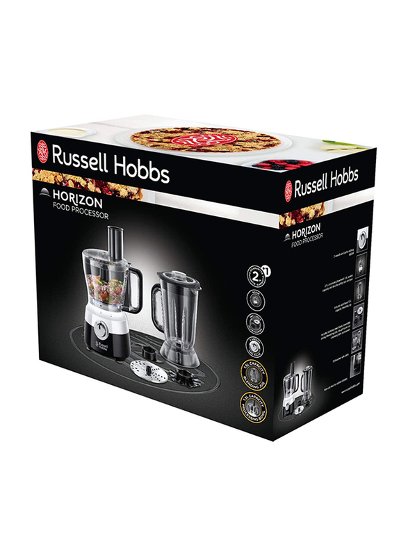 Russell Hobbs Horizon Food Processor, 600W, 24731, Multicolour