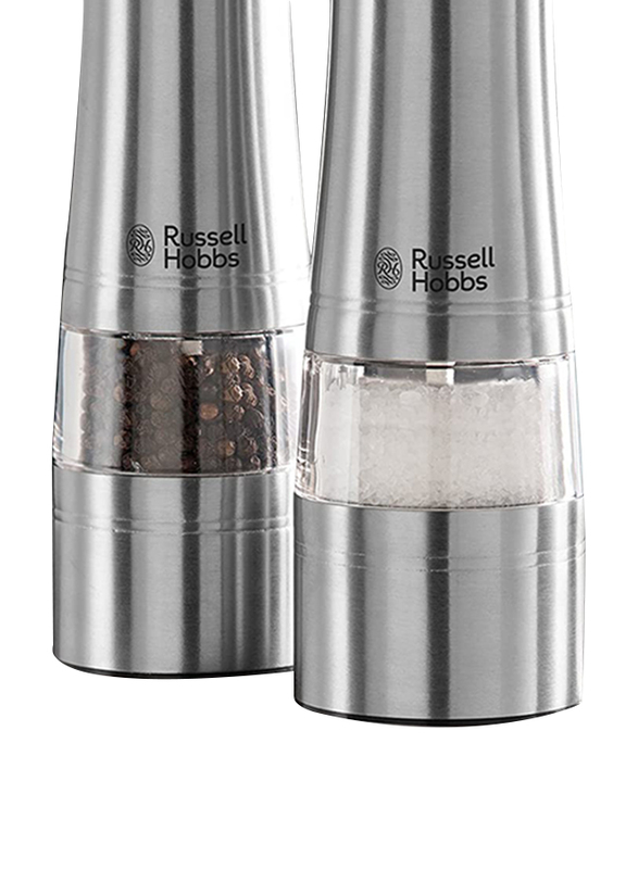 Russell Hobbs Salt & Pepper Grinders, 23460, Silver