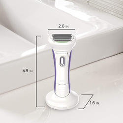 Remington Smooth & Silky Rechargeable Lady Shaver, WDF5030, White/Purple
