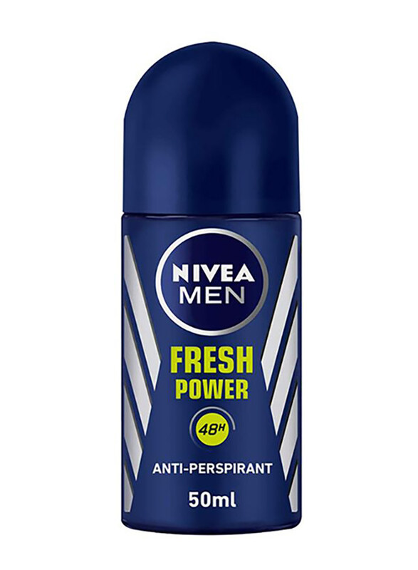 

Nivea Men Fresh Power Musk Scent 48H Antiperspirant Roll-On Deodorant, 50ml