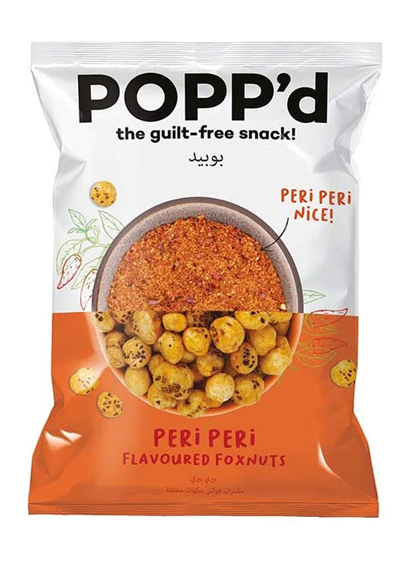 Popp'd Peri Peri Flavour Fox Nuts, 35g
