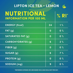 Lipton Lemon Ice Tea, 6 x 315ml
