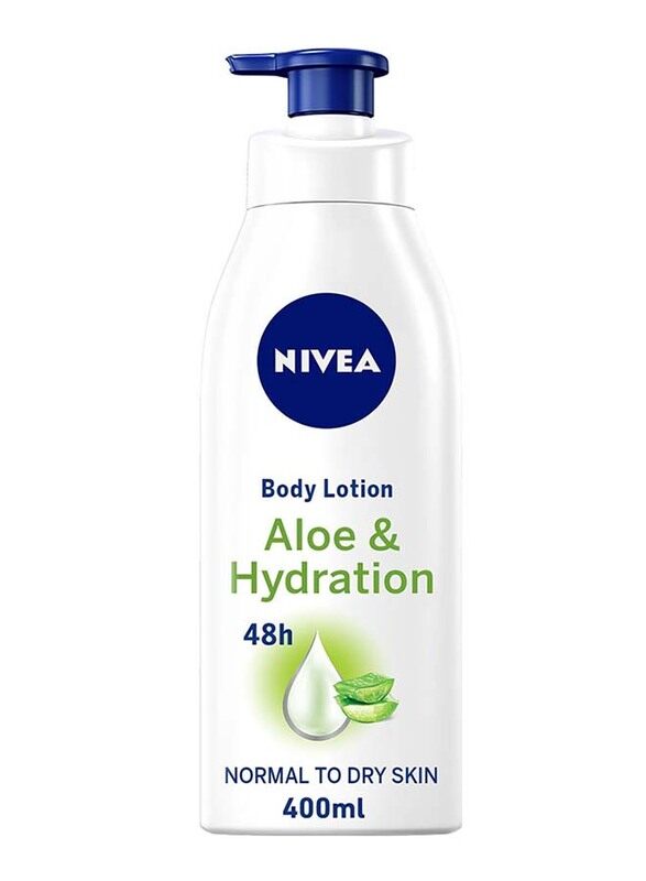 

Nivea Hydrating Body Lotion with Aloe Vera Extract & Deep Moisture Serum for Normal & Dry Skin, 400ml