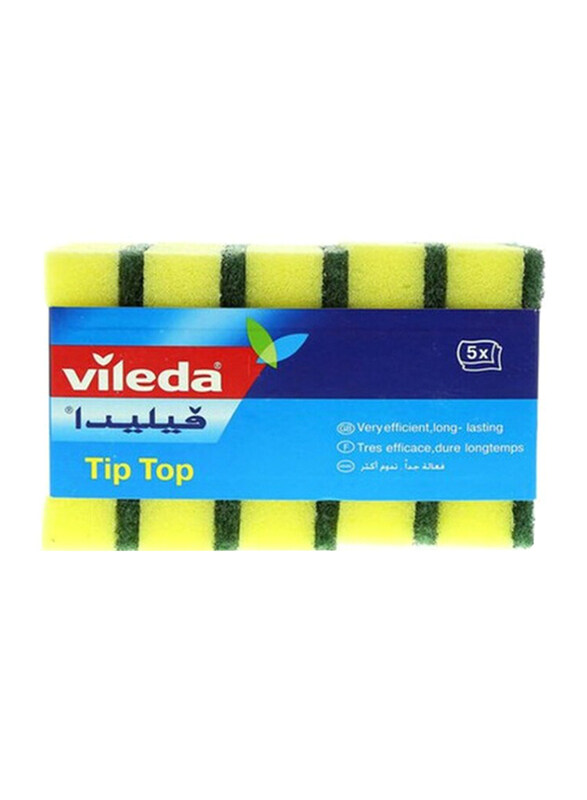 

Vileda Tip Top Dish Cleaning Sponges, 5 Piece