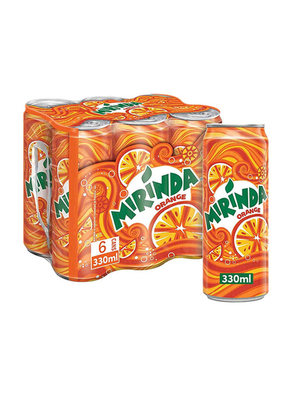 

Mirinda Orange Soft Drink, 6 x 330ml