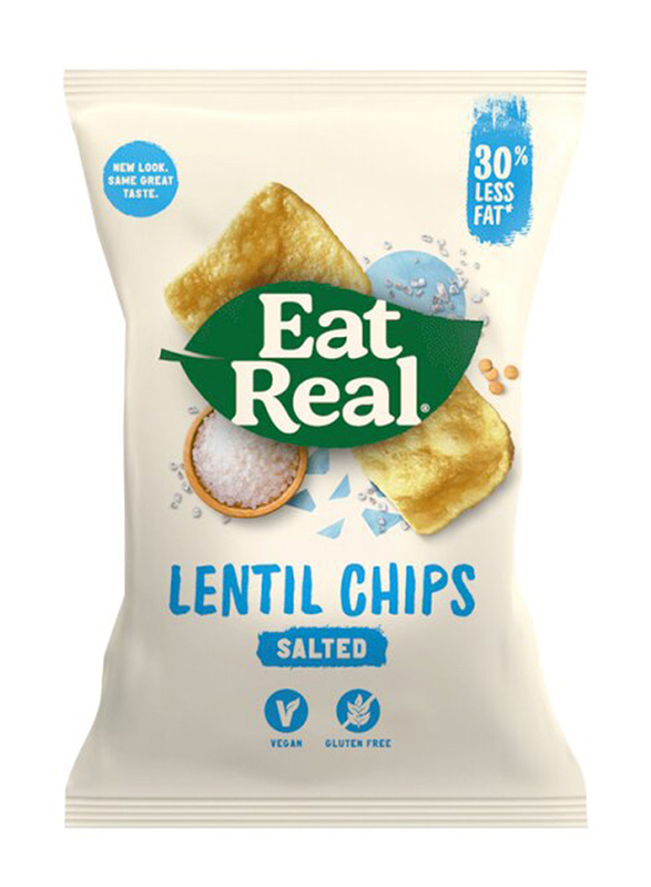 Eat Real Salted Lentil Chips, 113g