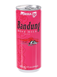 Pokka Bandung Long Life Rose Milk Drink, 240ml