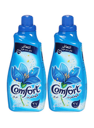 Comfort Iris & Jasmine Fabric Softener, 2 Bottles x 1 Liters