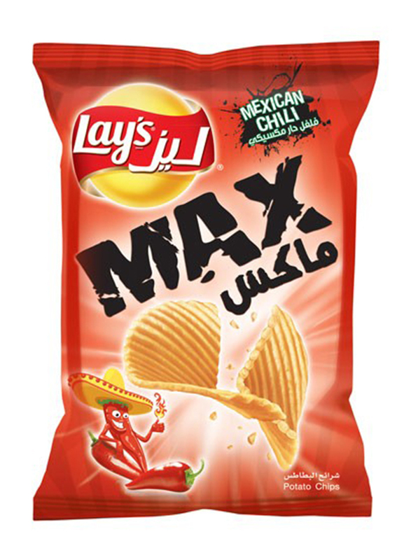 Lay's Max Mexican Chili Potato Chips, 200g