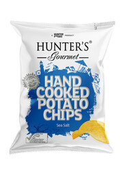 Hunter's Gourmet Sea Salt Hand Cooked Potato Chips, 125g