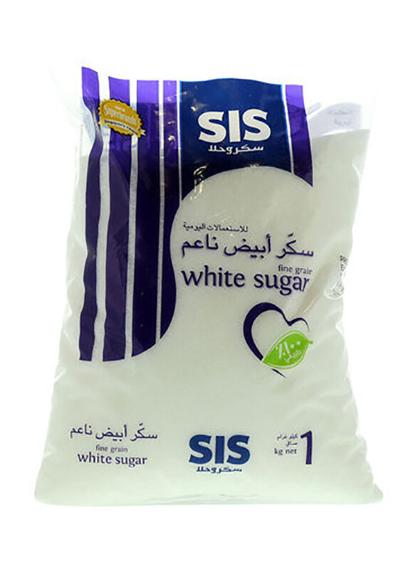 

SIS Fine Grain White Sugar, 1 Kg