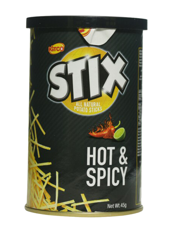 Kitco Stix Hot & Spicy Potato Sticks, 45g