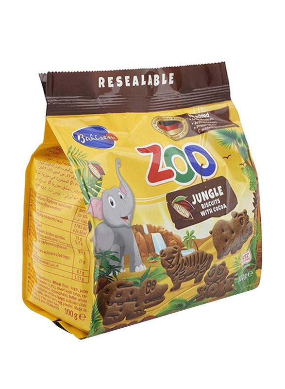 Bahlsen Leibniz Zoo Jungle Cocoa Biscuit, 100g