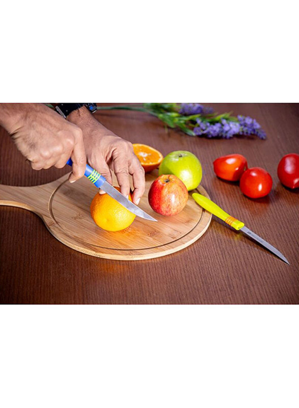 Royalford 2-Piece Stainless Steel Pairing Knife Set, Multicolour