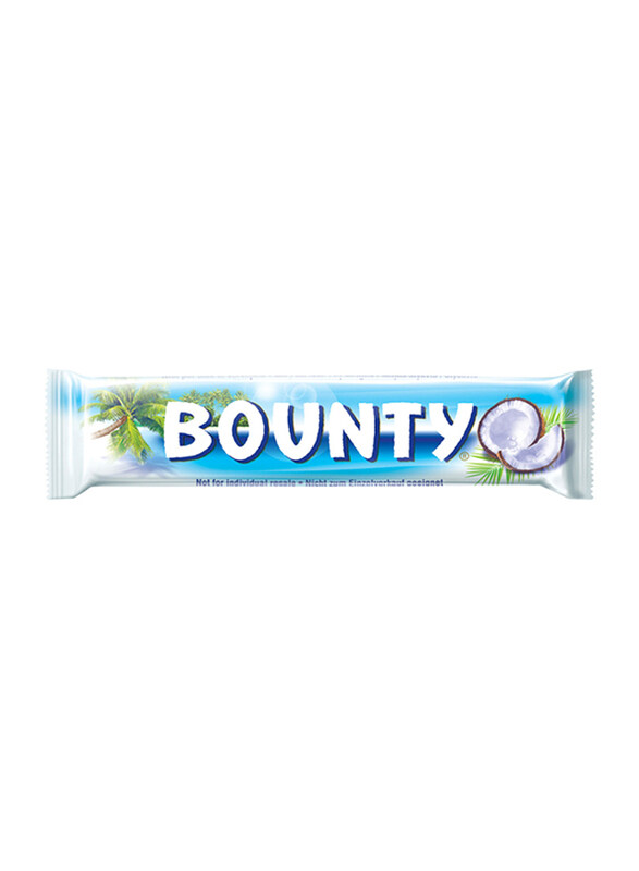 

Bounty Coconut Filled Milk Chocolate Bar 2 Pieces, 57g