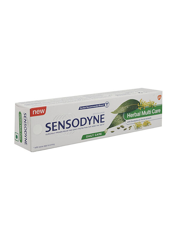 

Sensodyne Herbal Multi Care Toothpaste with Eucalyptus & Fennel Extracts, 100gm