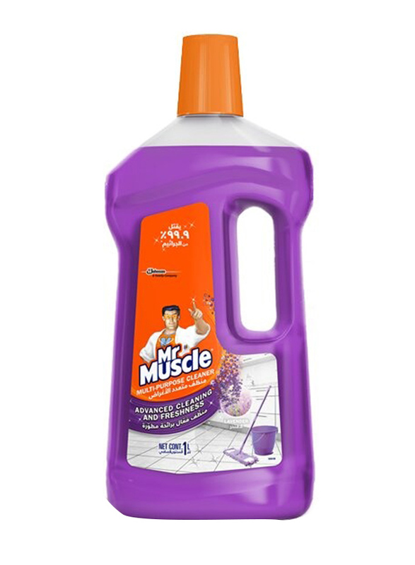 Mr Muscle Lavender Scent Multipurpose Cleaning Liquid, 1 Litre