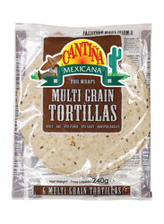 Cantina Mexicana Multi Grain Tortillas, 6 Pieces, 240g
