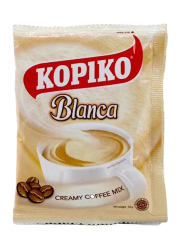 

Kopiko Blanca Instant Coffee Sachet, 30gm