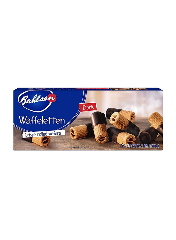 

Bahlsen Waffeletten Dark Chocolate Wafer Rolls, 100g