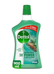 Dettol Antibacterial 3x Power Floor Cleaner with Pine Scent, 900ml