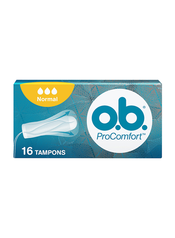 O.B. ProComfort Tampons, Normal, 16 Pieces