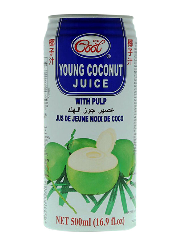 

Ice Cool Young Coconut Juice with Pulp, 500 ml