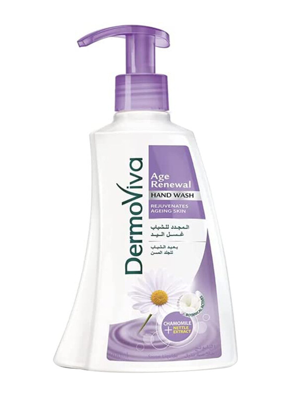 

DermoViva Age Renewal Hand Wash with Chamomile & Nettle Extract, 200ml