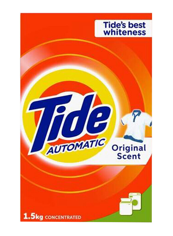 

Tide Automatic Original Laundry Detergent Powder for Front & Top Load, 1.5KG