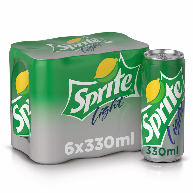 

Sprite Light Carbonated Soft Drink, 6 Cans x 330ml