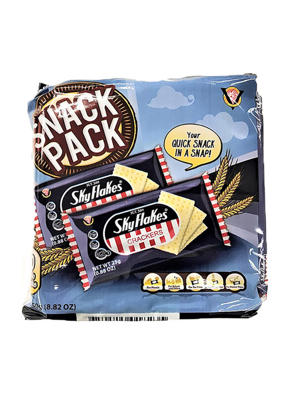 

Sky Flakes Crackers Snack, 10 Pieces x 25g