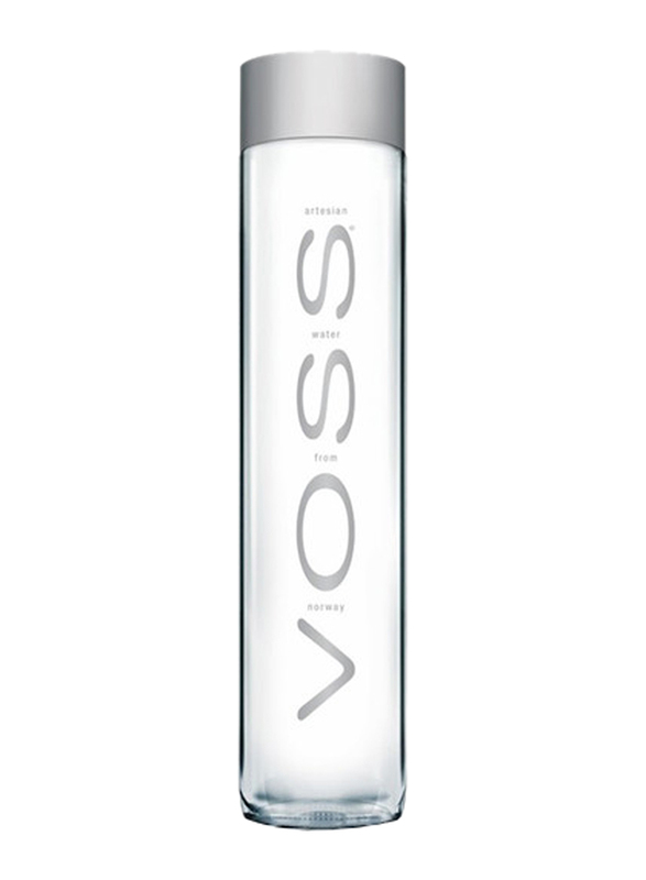 Voss Natural Mineral Water Glass Bottle, 800 ml