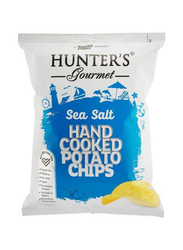 Hunter's Gourmet Hand Cooked Sea Salt Potato Chips, 125g