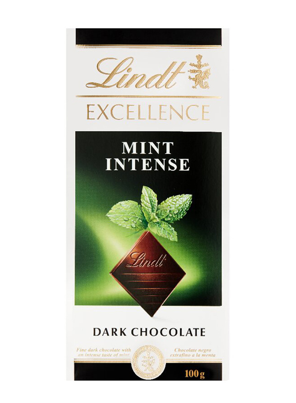 Lindt Excellence Mint Intense Dark Chocolate Slab, 100g