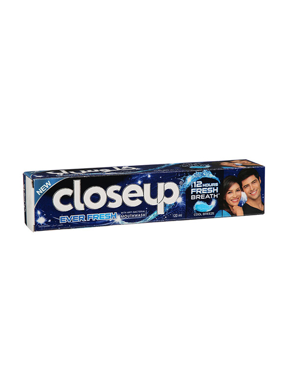 

Closeup Cool Breeze Toothpaste with Antibacterial Mouthwash Formula, 120ml