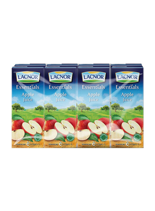 

Lacnor Essentials Long Life Apple Juice, 8 x 180ml