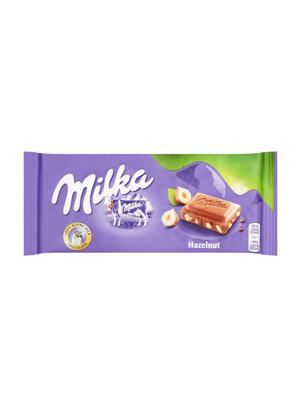 

Milka Hazelnut Chocolate, 100g