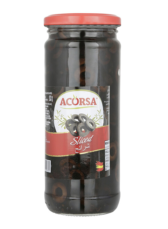 

Acorsa Sliced Black Olives Jar, 230g