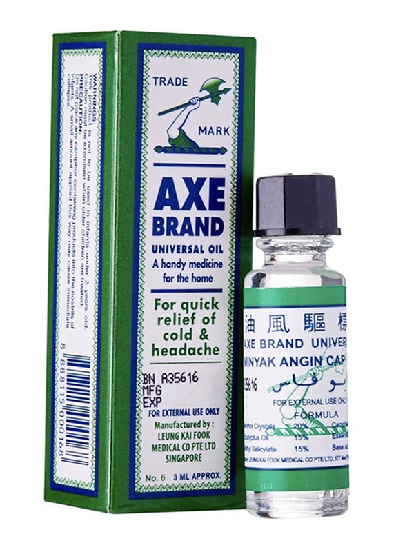 AXE Universal Oil for Cold and Headache, 3ml