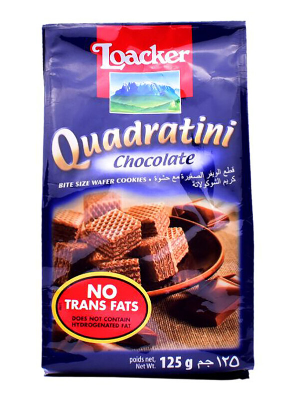 

Loacker Quadratini Cubes Filled with Chocolate Cream Wafer, 125g