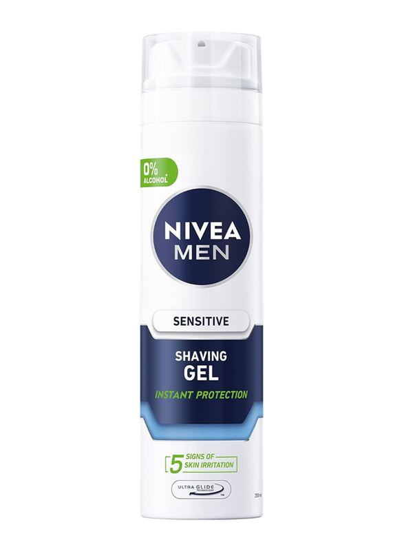 Nivea Men Alcohol Free Shaving Gel for Sensitive Skin, 200ml
