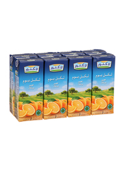 Lacnor Essentials Long Life Orange Juice, 8 x 180ml